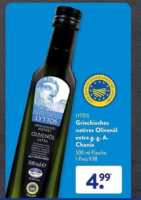 Lyttos Griechisches Natives Olivenöl Extra G g a Chania Angebot bei