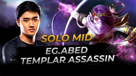 Eg Abed Plays Templar Assassin Mid Dota Replay Full Gameplay Youtube