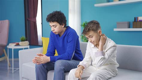 Stressed and nervous two kids. 32424908 Stock Video at Vecteezy