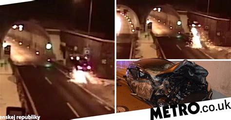 Car Flies Through Air After Driver Falls Asleep At The Wheel Metro News