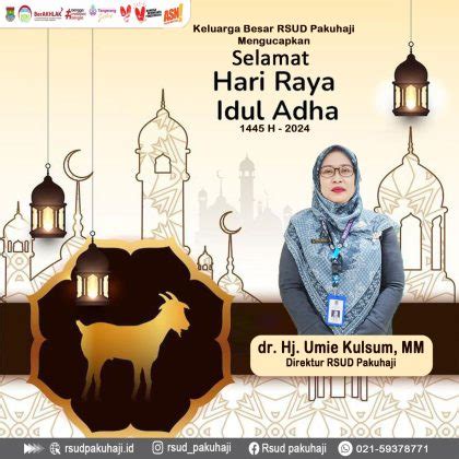 Keluarga Besar RSUD Pakuhaji Mengucapkan Selamat Hari Raya Idul Adha