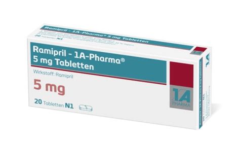 Mansoori Pharma Ramipril 1A Pharma 5 Mg Tabletten