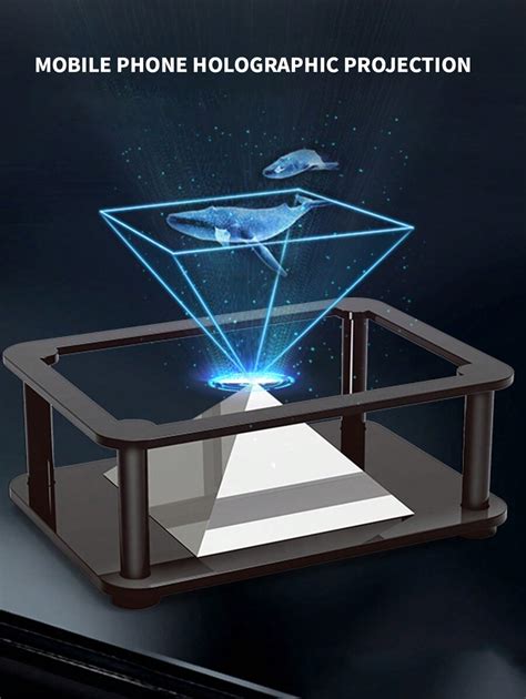 Mobile 3D Holographic Projector Naked Eye Image Technology Production