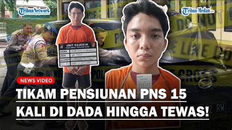 SADIS Perampokan Taksi Online Pelaku Tikam Korban Pensiunan PNS 15