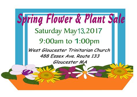 Spring Flower And Plant Sale Good Morning Gloucester