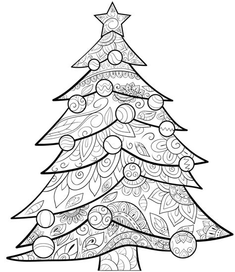 Arvore De Natal Para Colorir Educação Infantil - 5