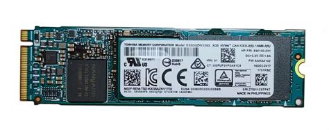 DYSK SSD 256GB TOSHIBA KXG50ZNV256G XG5 NVMe 12548177737 Oficjalne