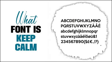 What Font Is Keep Calm- Discover The Iconic