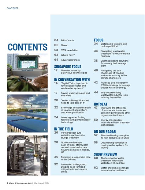 Water And Wastewater Asia Marchapril 2024page 0002 Globecoreua