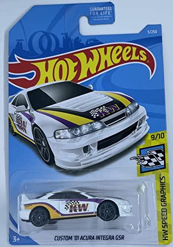 楽天市場ホットウィール マテル ミニカー ホットウイール Hot Wheels Custom 01 Acura Integra GSR HW Speed Graphics 9