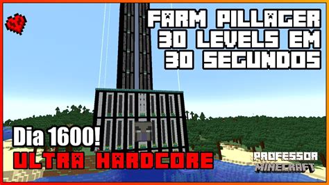 Ultra Farm De Pillager No Minecraft Ultra Hardcore Dias Youtube