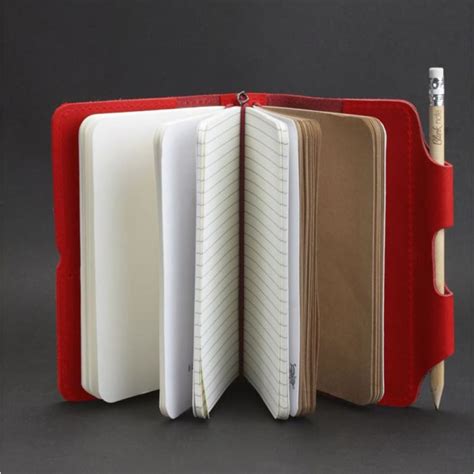 AXES | Кожаный блокнот ручной работы женский SoftBook Red Leather. Цена ...