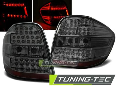 COPPIA FARI FANALI Posteriori TUNING Classe ML W164 2005 2008 LED Nero