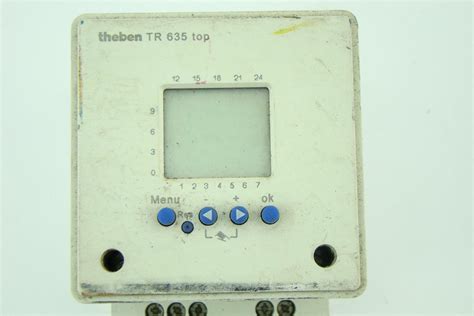 Theben Tr 635 Top Digital Time Switch With Weekly Program