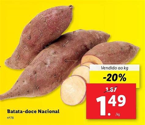 Promo O Batata Doce Nacional Vendido Ao Kg Em Lidl