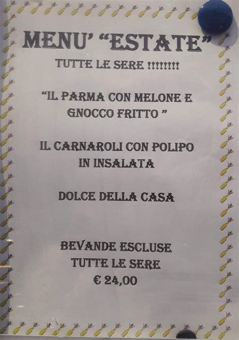 Menu Da La Casa Dei Golosi Ristorante Parabiago