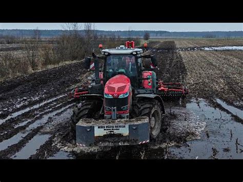 Massey w bagnie Testy talerzówki Akpil Bison XL 6m w GR Woźniak YouTube