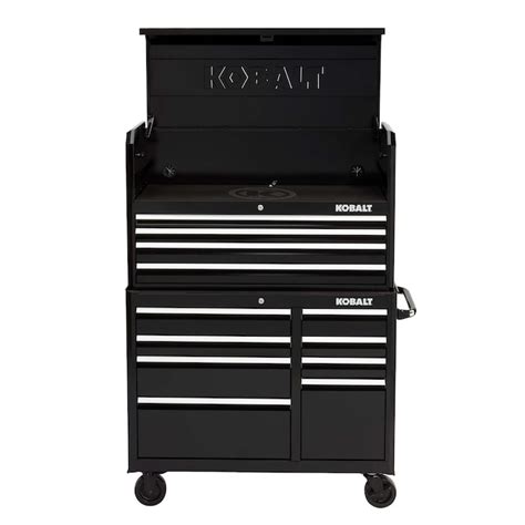 Kobalt 2000 Series 41-in W x 24.5-in H 4-Drawer Steel Tool Chest (Black ...