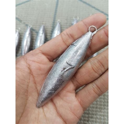 Sinker Wire Long S Lead Wls Batu Ladung Pancing Fishing Shopee Malaysia