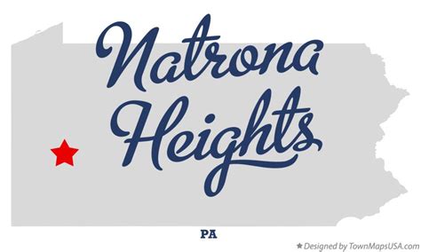 Map of Natrona Heights, PA, Pennsylvania