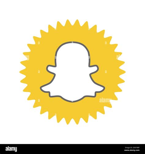 Snapchat logo Cut Out Stock Images & Pictures - Alamy