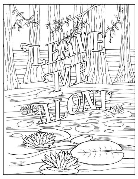 Fuck Off I M Coloring Unwind With 50 Obnoxiously Fun Swear Word Coloring Pages Funny Activity