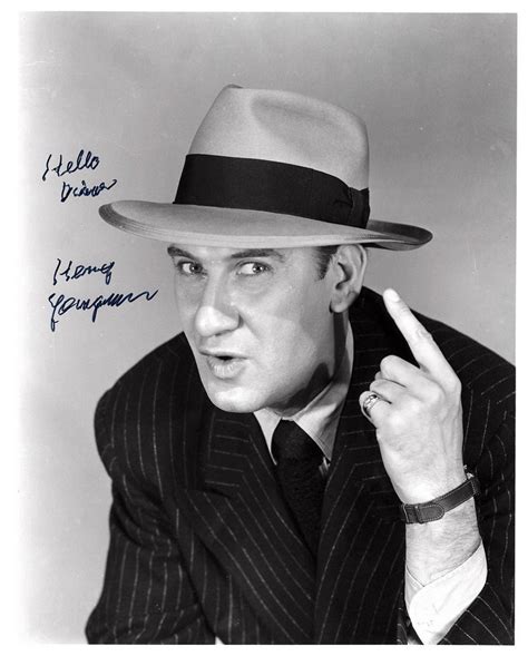 Henny Youngman Autographed Hand Signed Hollywood Movie 8x10 Photograph