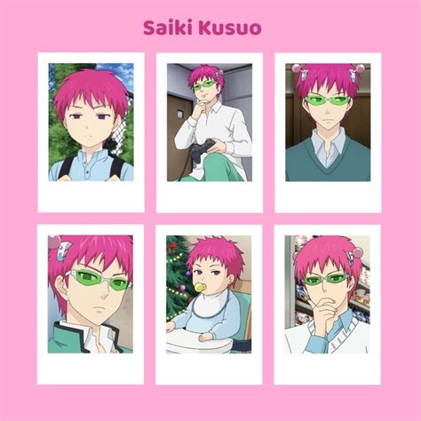 โพลารอยด์ อนิเมะ Saiki Kusuo Saiki K Kaidou Shun Teruhashi Kokomi Yumehara Chiyo Shopee Thailand