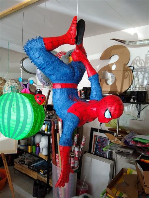 Piñata Harley Quinn Art Bolo Fake Superhero Party New Years Party