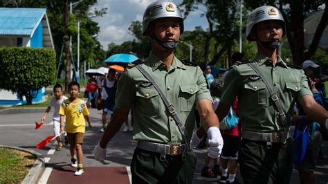 Pla Hong Kong Garrison Holds Open Day At Barracks Youtube