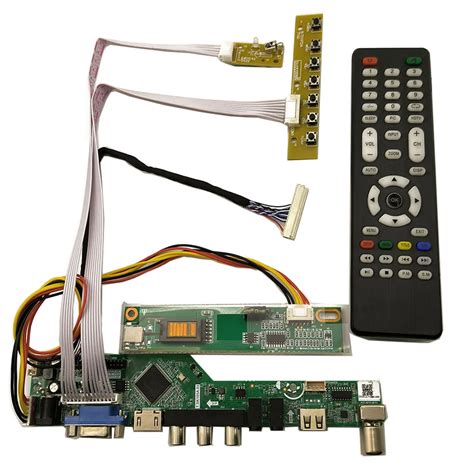 Controlador Board Kit Para Lcd Led Tv Board Driver Hdmi Vga Av Usb