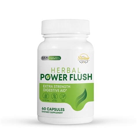 Herbal Power Flush 60 Capsules My Stellar Lifestyle