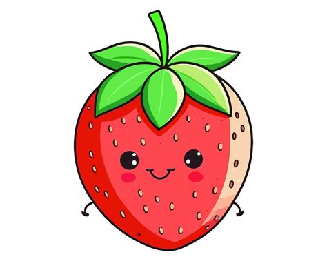 Cartoon Strawberry SVG, Strawberry Clip Art, Strawberry Clipart ...