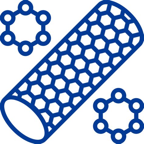 Carbon Nanotube Detailed Bright Lineal Icon