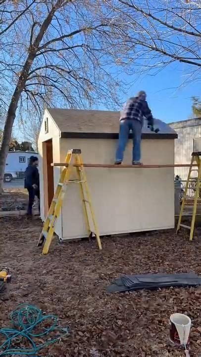 How To Build A Storage Shed Walls Part 2 Plans Available