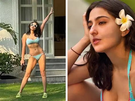 Sara Ali Khan Raises Temperatures As She Flaunts Her Abs In A Blue