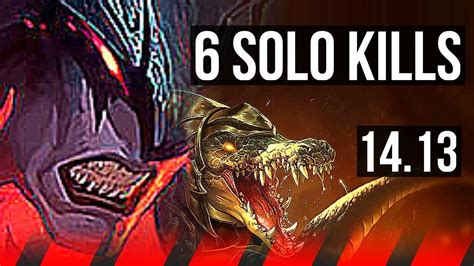 Aatrox Vs Renekton Top 65 Winrate 6 Solo Kills Godlike 41k Dmg