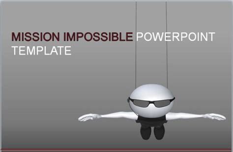 Mission Impossible Animated PowerPoint Template