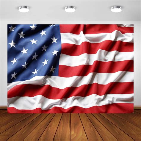 Independence Day Photography Backdrop American Flag Backdrops 7x5ft 4th