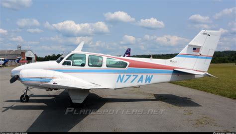 N77AW Private Beechcraft 55 Baron 95 55 Photo By Jehan M Ghouse ID