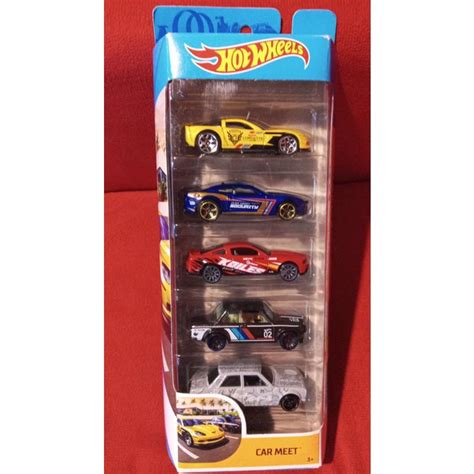 Hot Wheels Pack De 5 Car Met Shopee Brasil