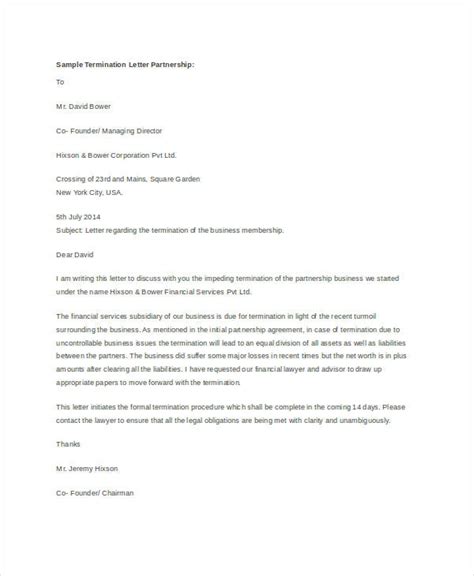 Therapist Termination Letter To Client Sample