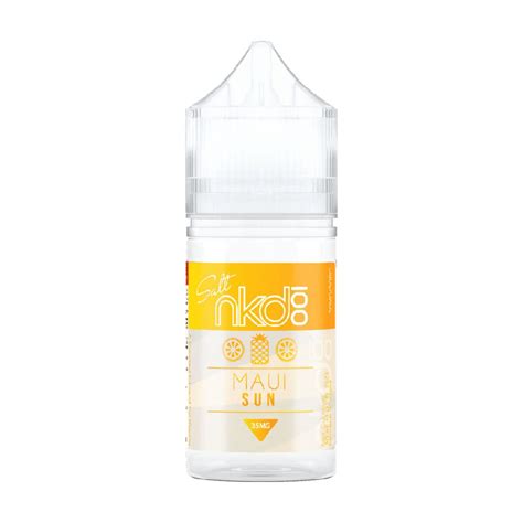 Maui Sun By Nkd Salt E Liquid Naked Nic Salt The Best Vape