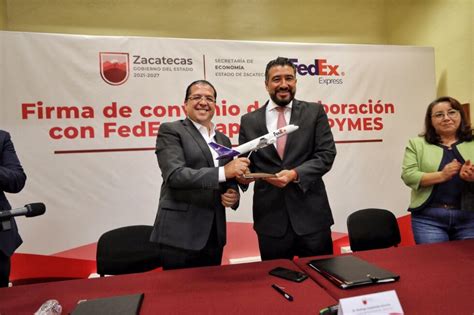 Firma Gobierno De Zacatecas Convenio Con FedEx Testigo Ocular