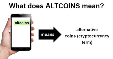 Altcoins What Does Altcoins Mean