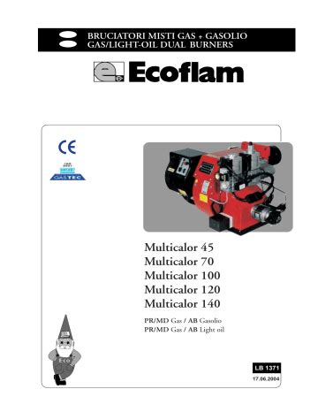 Ecoflam Multicalor 100 Multicalor 70 Manual Manualzz