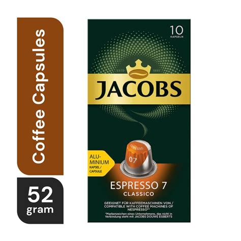 Jacobs Nespresso Originalline Compatible Aluminium Capsules Espresso