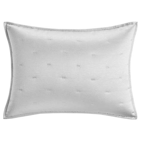 Hotel Collection Glint Quilted King Sham Silver