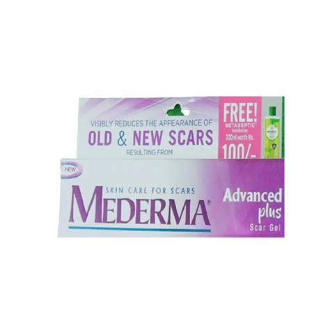 Win Medicare Mederma Advanced Plus Scar Gel 10 Gm At Rs 499 00 Anti