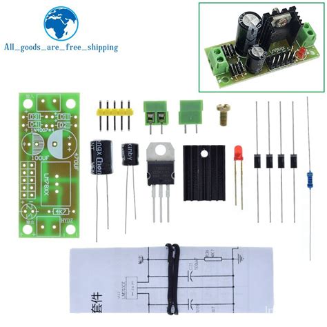 Jual DIY KIT LM7805 L7805 DC AC Three Terminal Voltage Regulator Power